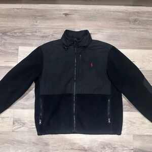 Black Polo Ralph Lauren fleece Jacket
